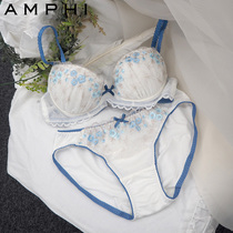 amphi Huasongs Japanese Teenage Girl Lace Embroidery Bra Underpants Suit AB0319