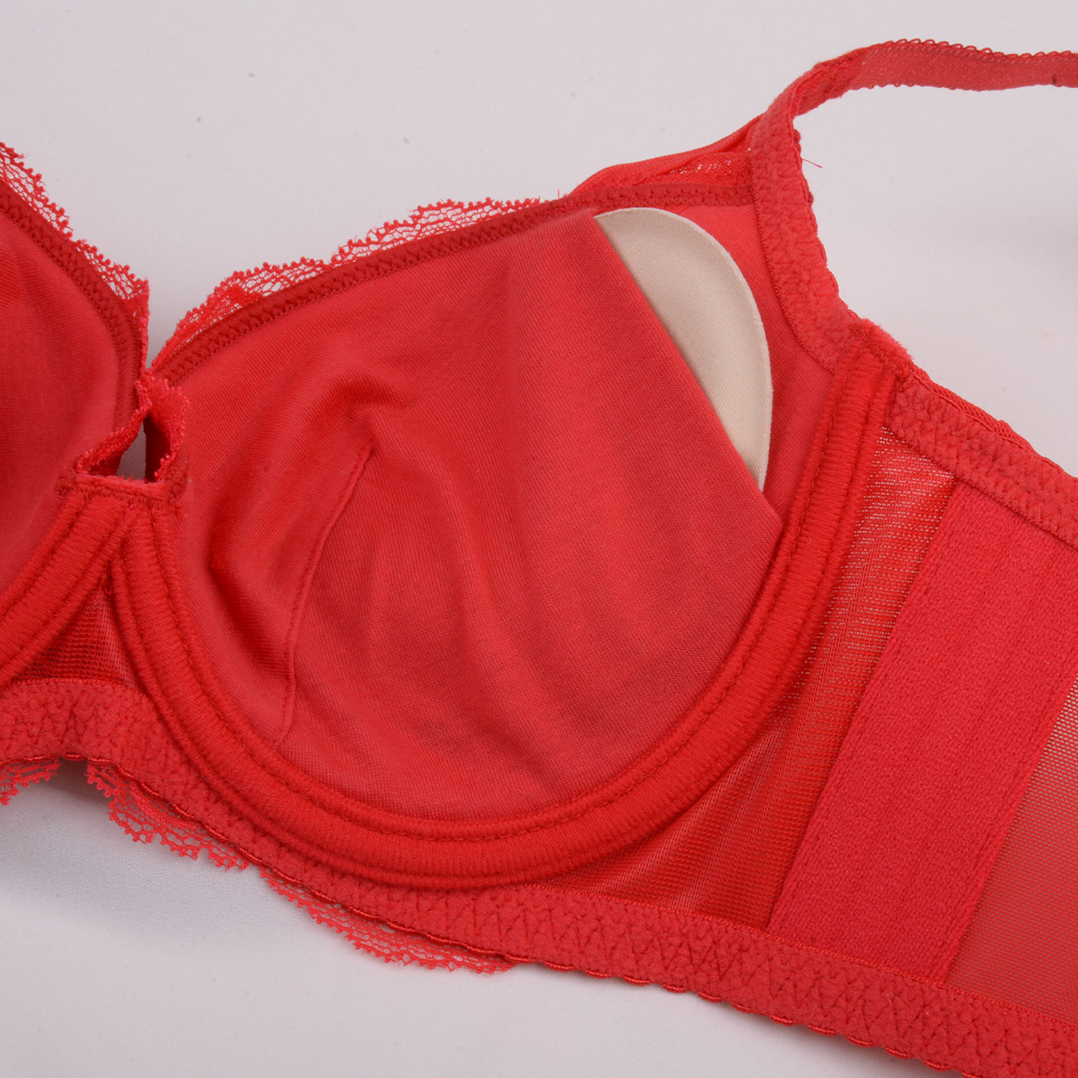 华歌尔Wacoa 薄款蕾丝圆润聚拢提升文胸罩内衣女 WB3273 - 图3