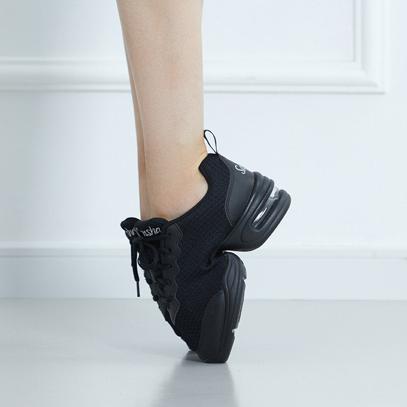 Sansha 三沙运动舞蹈鞋女软底网面现代舞鞋广场舞爵士舞鞋透气,淘宝优惠券,粉丝福利购,淘宝优惠卷