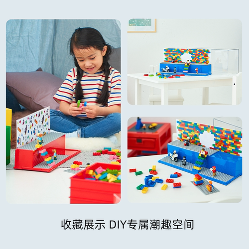 ROOM乐高展示盒柜 人仔积木玩具展示架LEGO儿童收纳盒亚克力礼物 - 图2