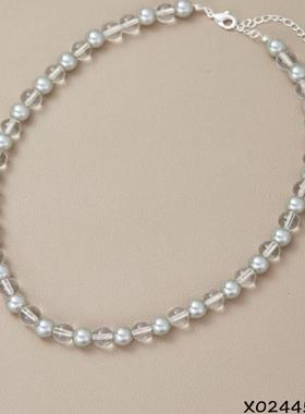 高级感时尚个性珍珠项链女