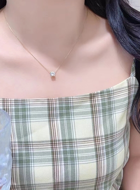 小众设计感s925银项链女高级感锁骨链时尚简约气质百搭颈链2025年