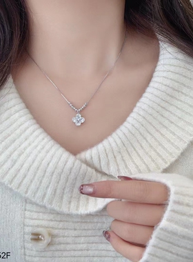 轻奢小众个性独特锆石项链女高级感气质锁骨链日常通勤颈链2026年
