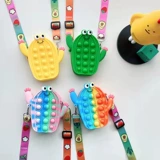 Детская сумка, модная милая силиконовая сумка через плечо для мальчиков, 2023, популярно в интернете