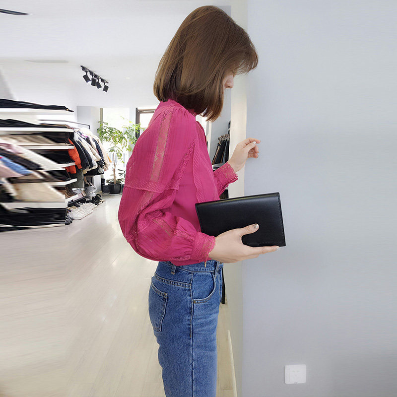 欧洲站春秋装2020新款欧货秋季洋气 梵莉思女装蕾丝衫/雪纺衫