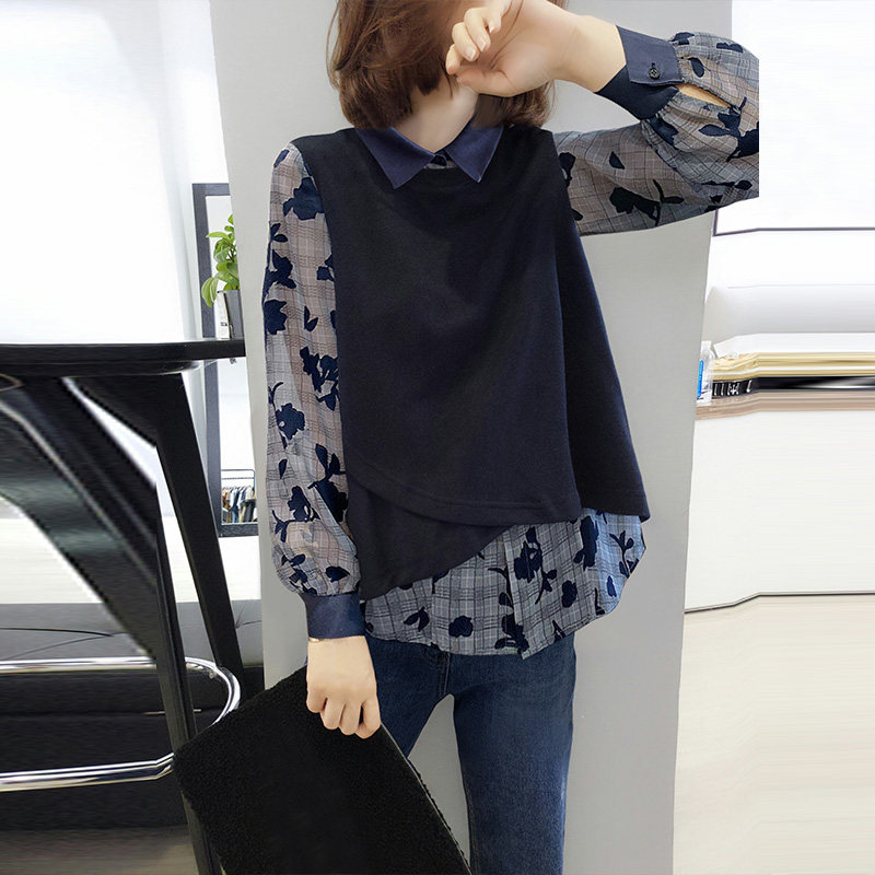 欧洲站2020新款秋装春季洋气衬衫 梵莉思女装衬衫
