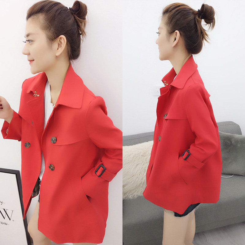 欧洲站秋装2020新款欧货秋季风衣 梵莉思女装风衣