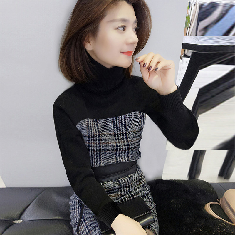 欧洲站冬装2020年新款欧货打底裙子 梵莉思女装连衣裙