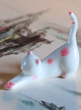 陶瓷可爱猫咪摆件创意小猫