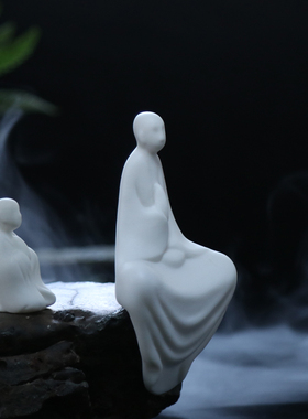 陶瓷新中式客厅无相摆件