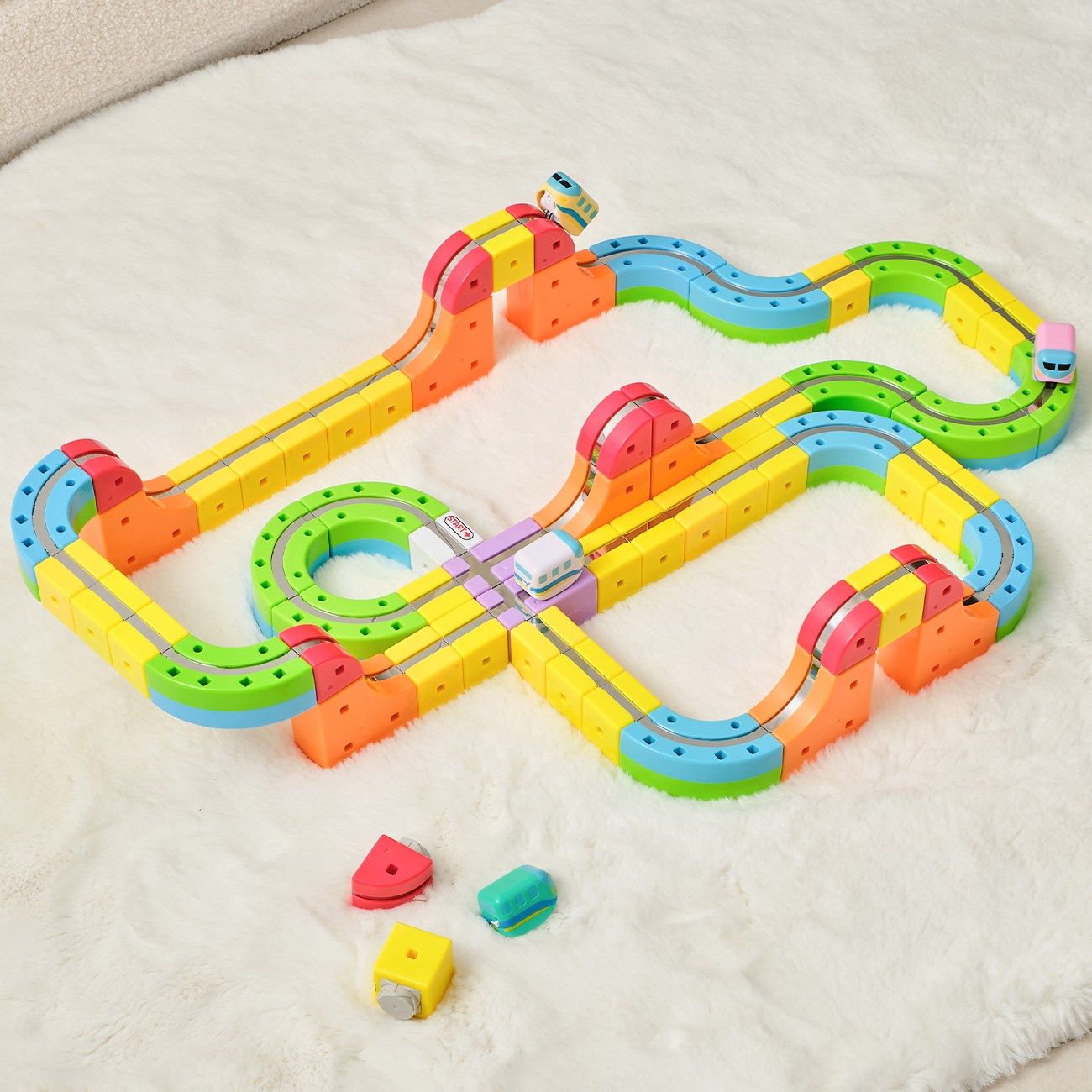 合金火车反重力电动高铁儿童玩具男孩3到6岁磁力轨道积木生日礼物,淘宝优惠券,粉丝福利购,淘宝优惠卷