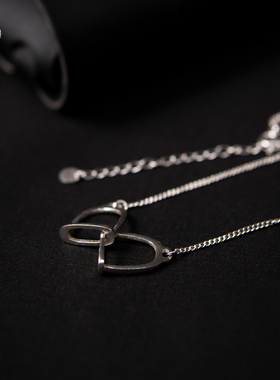 勒尔马蹬项链简约时尚个性百搭纯