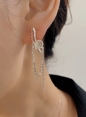 勒尔蒙古元素项链气质简约耳钉