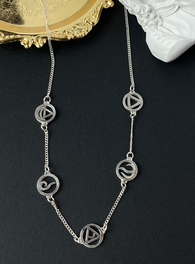 勒勒尔蒙古元素项链马百搭简约