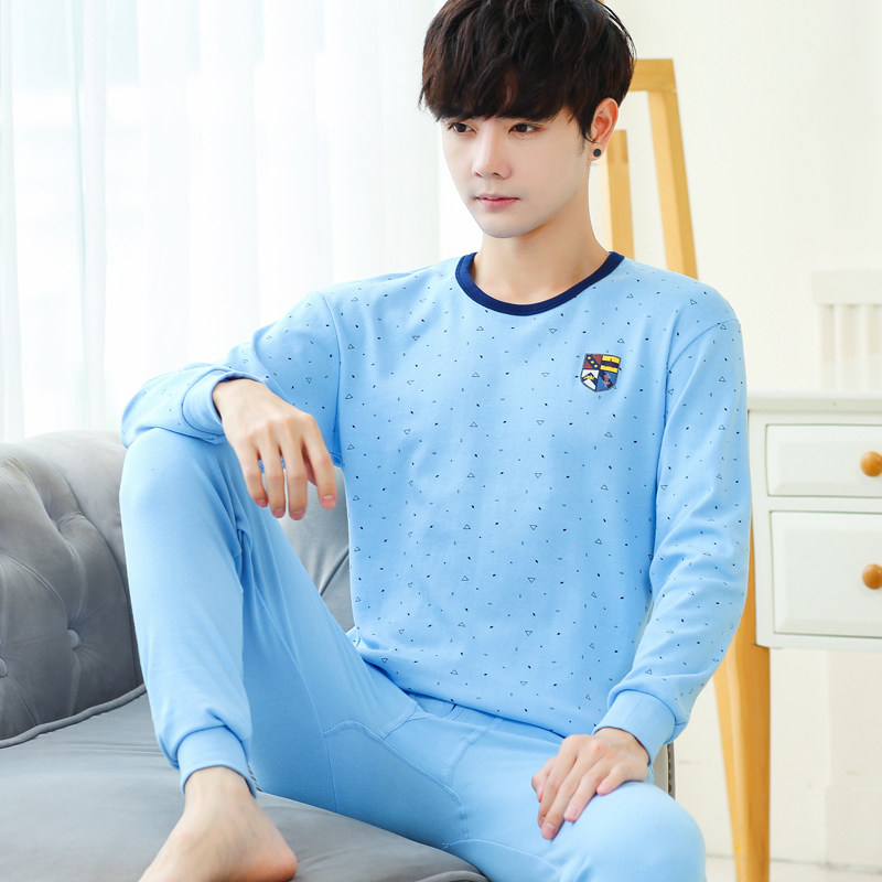 青少年纯棉大童保暖初中学生棉毛衫 华歌缇保暖套装