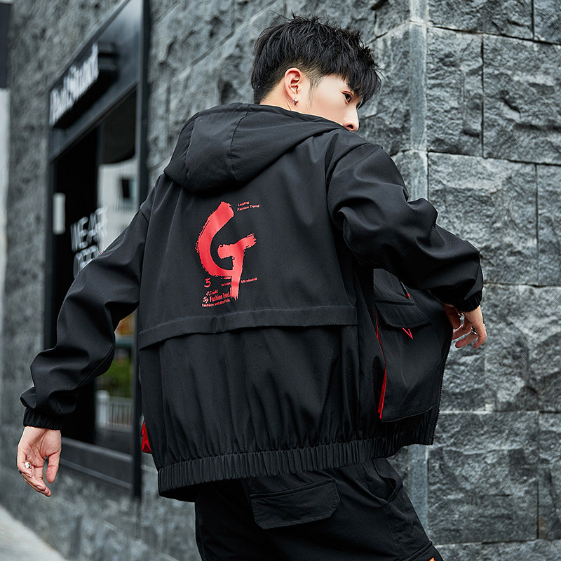 男潮流休闲2020春秋季新款帅气夹克 铭杉夹克
