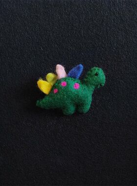尼泊尔ins风小动物手工羊毛毡童趣可爱胸针别针围巾包包服装配饰