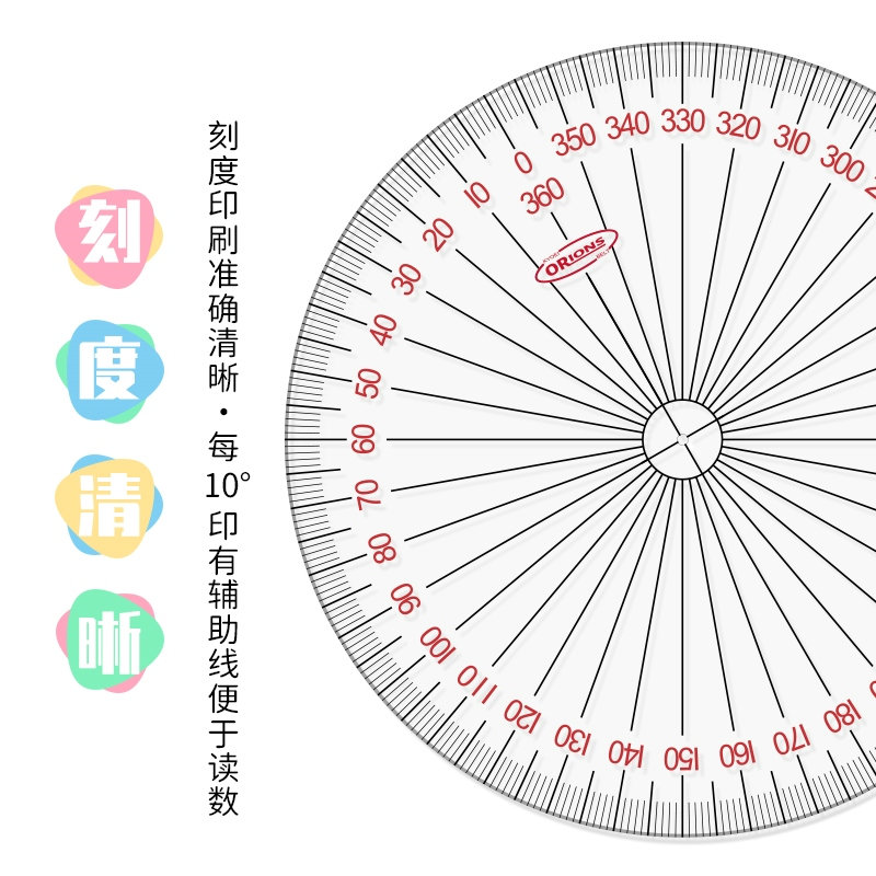 日本制KYOEI共荣360度全圆量角器整圆全角度珠宝刻面绘图测量仪 - 图1