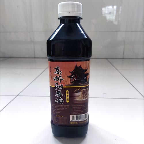 扬州高邮阳春面虾籽酱油面条鲜酱油 馄饨秘制熟酱油熬制酱油500ML