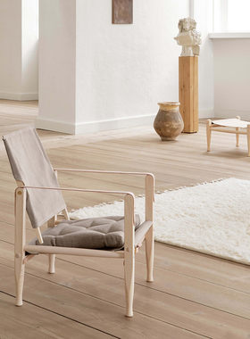 丹麦 Carl Hansen KK47000 实木休闲椅单椅会客椅经典进口扶手