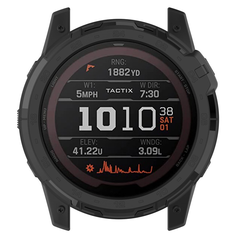 适用佳明Garmin tactix delta保护壳泰铁时Tactix 7表壳软刻度壳-图1