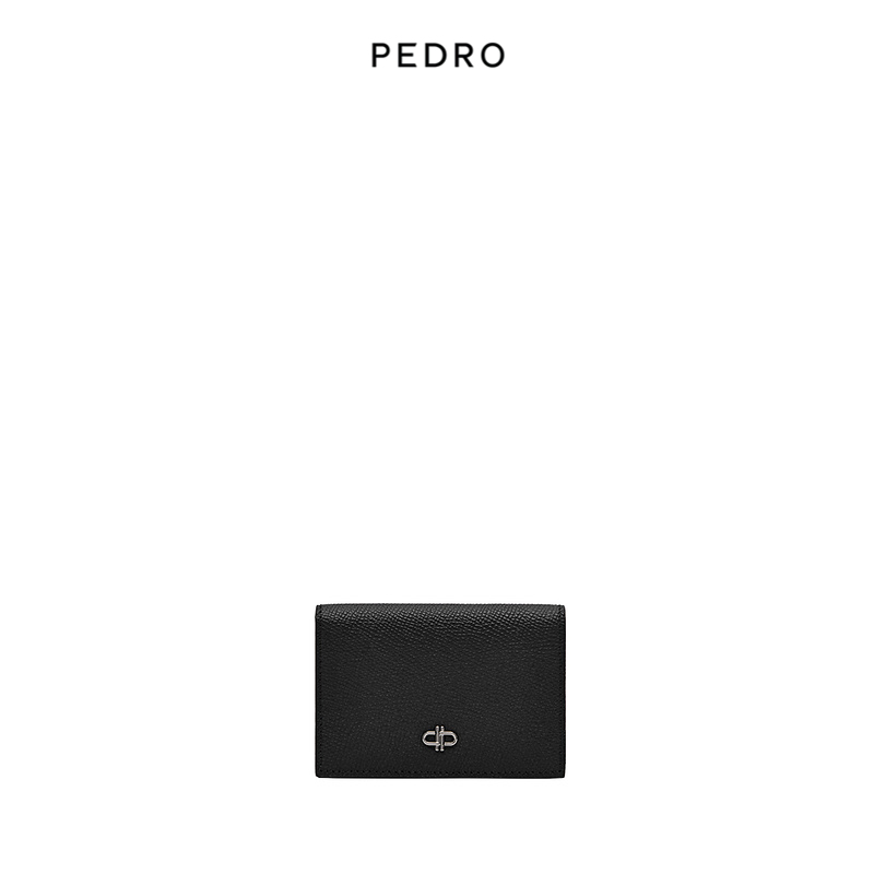 PEDRO牛皮零钱包Icon系列男士迷你卡包短款钱包PM4-26500022 - 图0