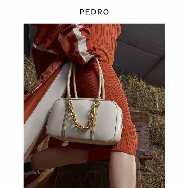 pedro 21新款粗链条学院风波士顿包 PEDRO女士包袋