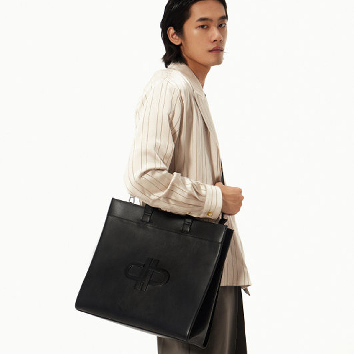 PEDRO托特包ICON男包大容量15寸电脑包手提斜挎包PM2-25210223 - 图1