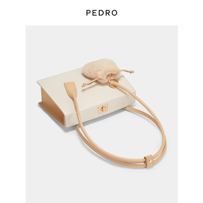 pedro腋下女可拆卸毛绒零钱单肩包 PEDRO女士包袋