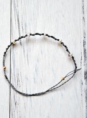 梅铃水色原创设计手工编织手链