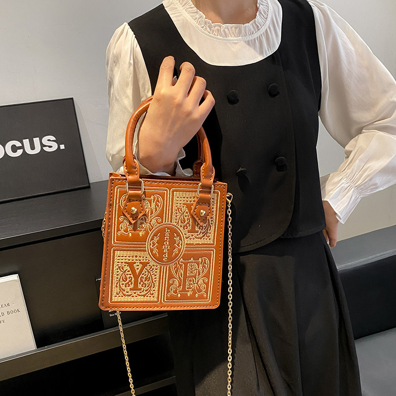 新款高级感刺绣复古手提包手工diy编织材料自制礼物送女友小方包,淘宝优惠券,粉丝福利购,淘宝优惠卷