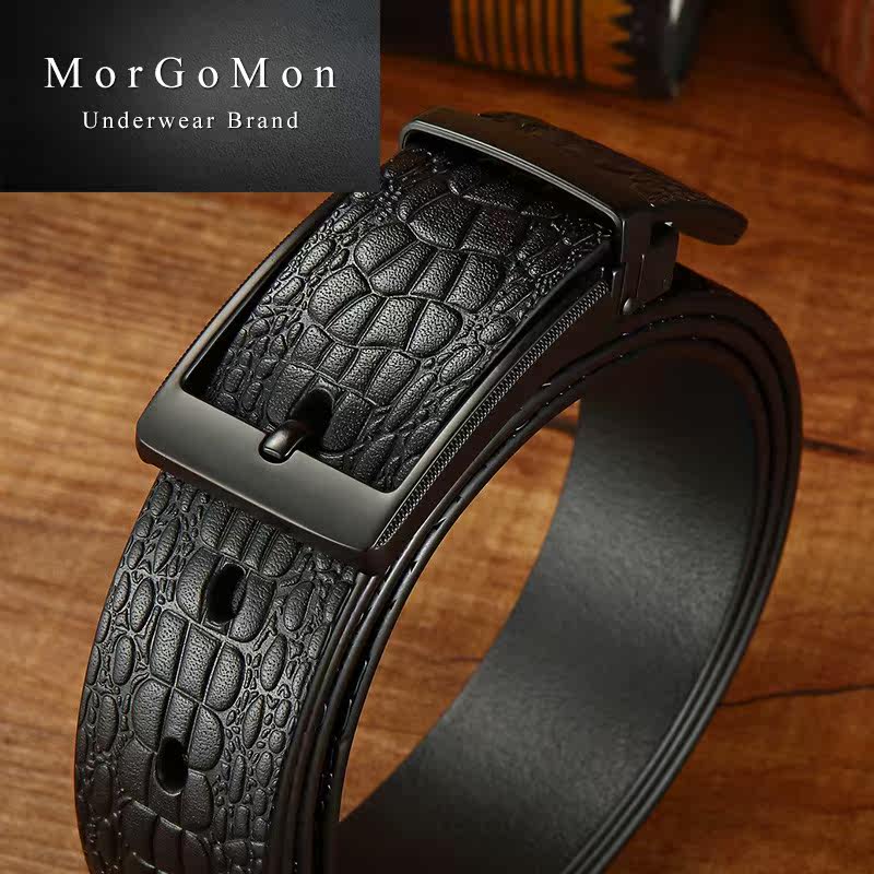 真皮手工男士2020针扣韩版个性皮带 morgomon慕格蔓腰带/皮带/腰链