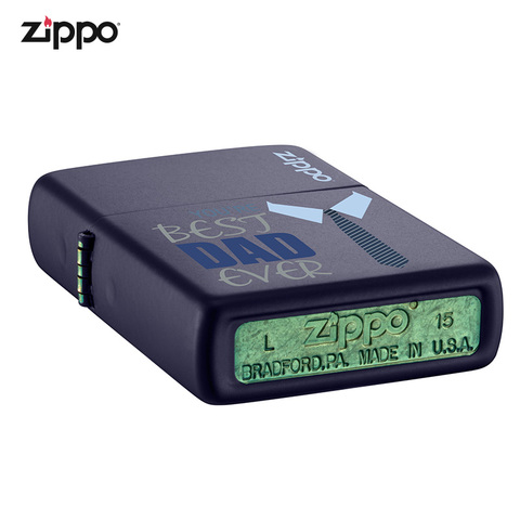 zippo打火机官方旗舰店zippo正品吾爱吾父CI410656海外礼盒套装