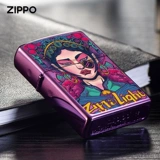 Официальный флагманский магазин Zippo Мужской ветрозащитный керосин национальный национальный тренд цветок цветущий серия богатства парня подарок