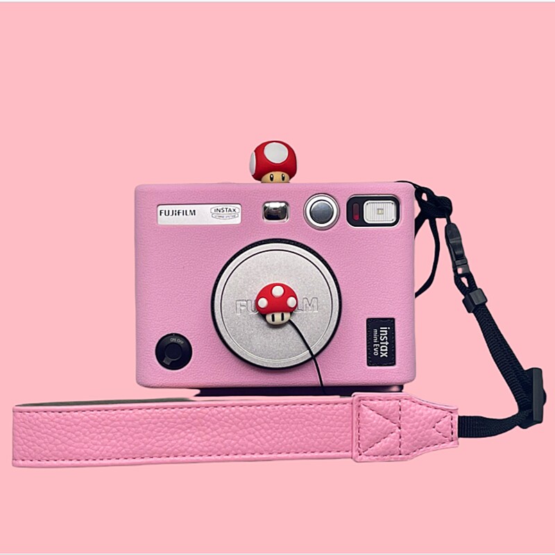 适用富士InstaxMinievo相机硅胶保护套EVO保护壳拍立得皮套相机包,淘宝优惠券,粉丝福利购,淘宝优惠卷