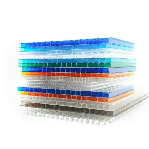 阳光板pc耐力板透明加厚车棚遮阳雨棚隔热蜂窝采光双层彩色中空心 - 图3