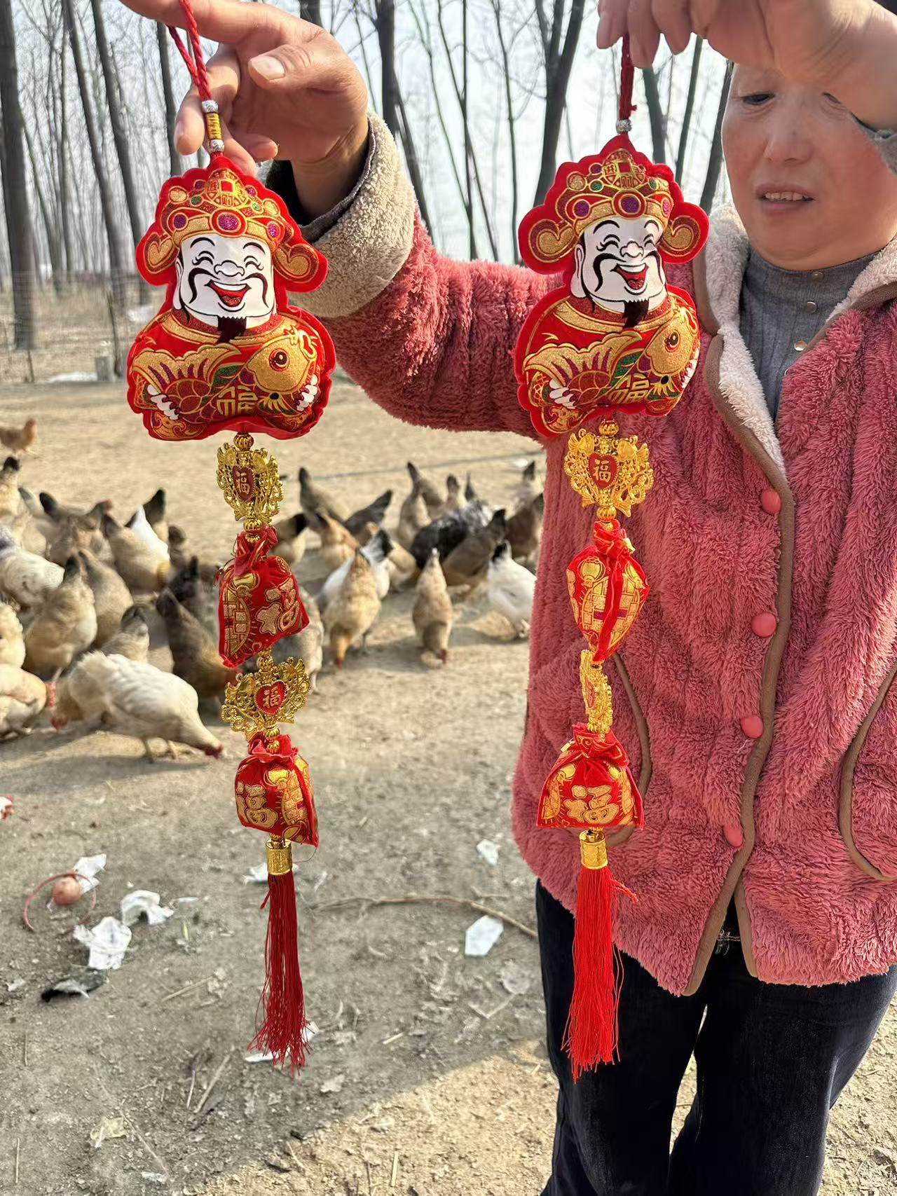 【抱鱼财神】一对送挂钩,淘宝优惠券,粉丝福利购,淘宝优惠卷