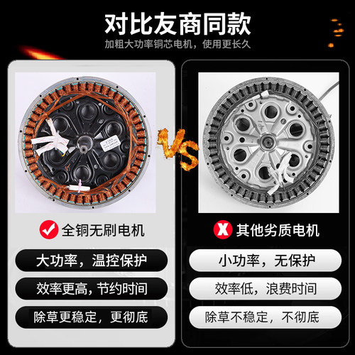 电动除草机松土犁地开沟神器翻土一体家用60V小型农用多功能锄草 - 图2