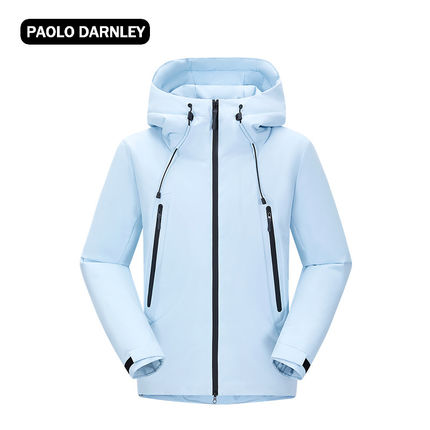 PAOLO DARNLEY/保罗达恩利户外男女石墨烯棉衣连帽加厚保暖外套