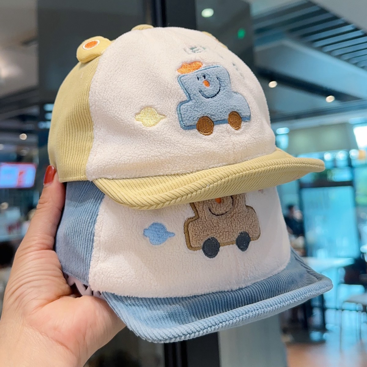 嘟嘟啦儿童鸭舌帽婴儿帽子宝宝小月龄男幼儿软沿帽遮阳帽卡通可爱 - 图0
