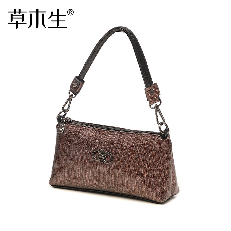 2020韩版新款女士亮皮斜挎小包包 草木生箱包女士包袋