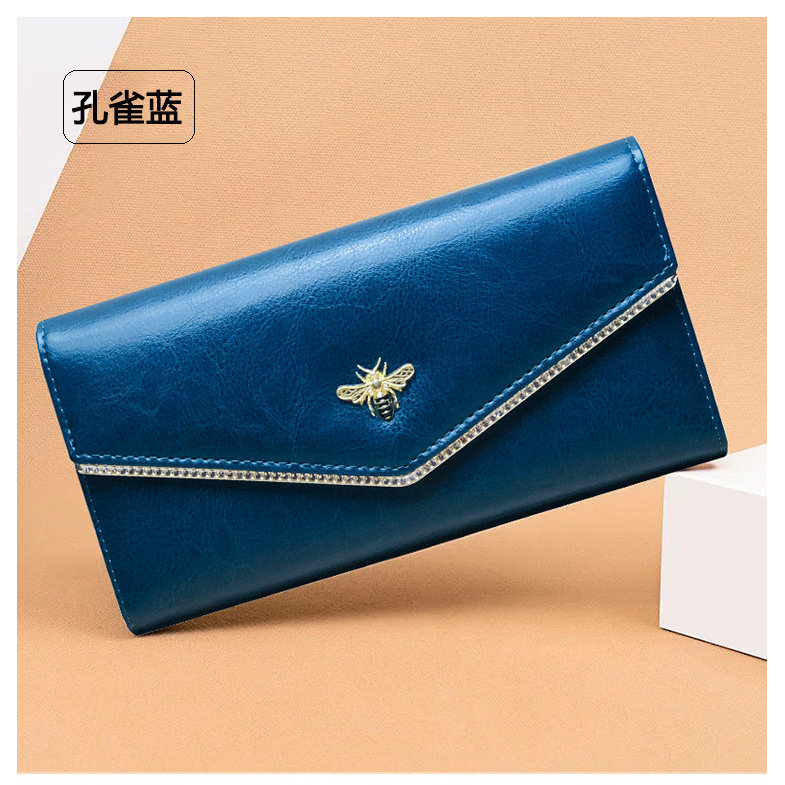 亚马逊跨境热销真皮手拿包女士钱包多功能多卡位大容量牛皮钱夹潮,淘宝优惠券,粉丝福利购,淘宝优惠卷