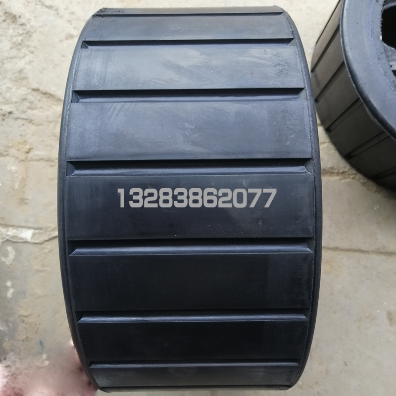 JZM350/400/450/500/750滚筒式混凝土搅拌机胶轮配件摩擦轮皮轮 - 图0