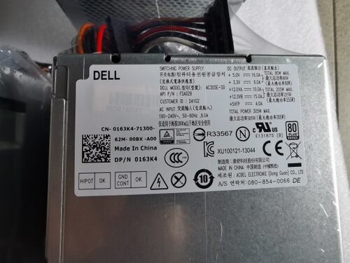 戴尔Dell 360MT 755MT AC305E-S0 L305P-00 163K4 2CM18 305W电源 - 图1