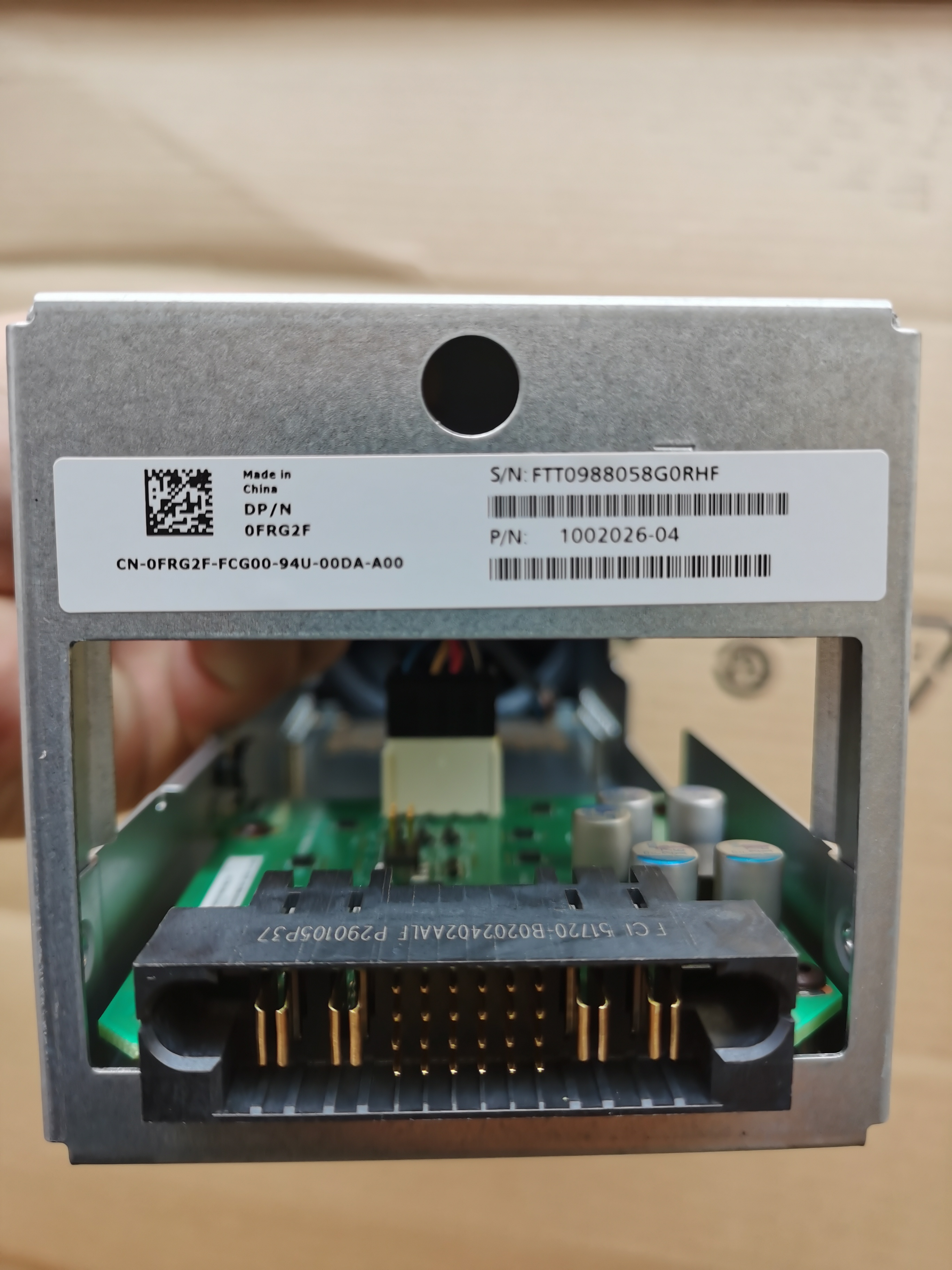 Dell FRG2F SCV2080 PS6610 MD1280 存储风扇模块 1002026-04 - 图1