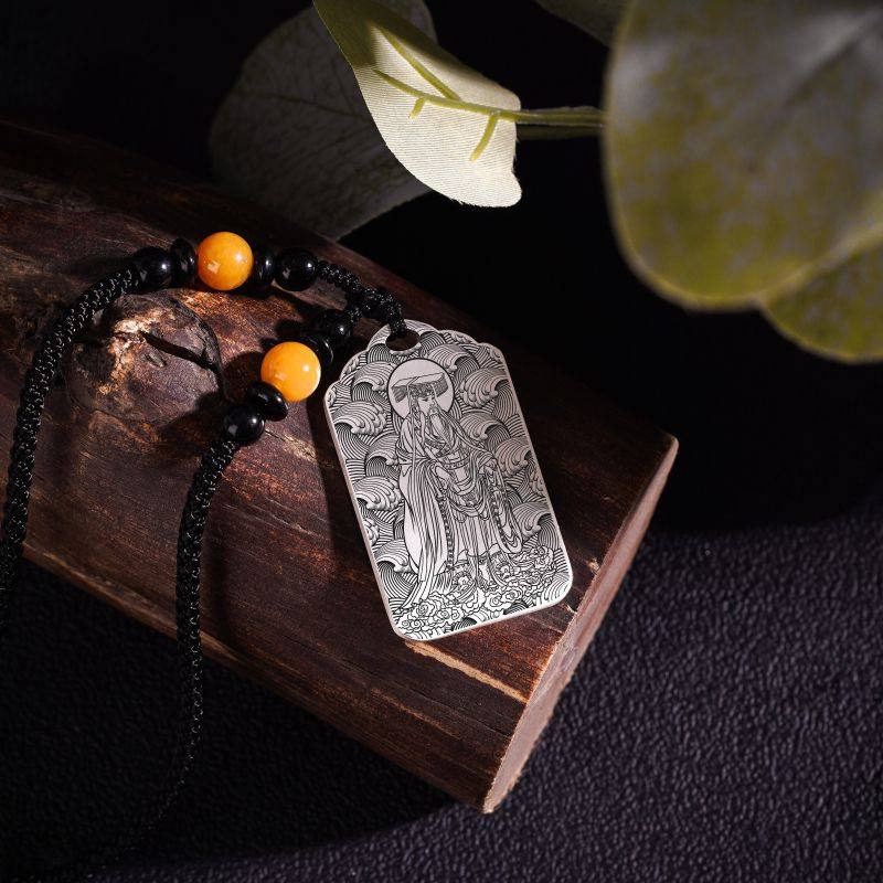 天乙贵人吊坠八字吉神四柱神像本命年项链银挂坠汽车平安吊牌挂件,淘宝优惠券,粉丝福利购,淘宝优惠卷