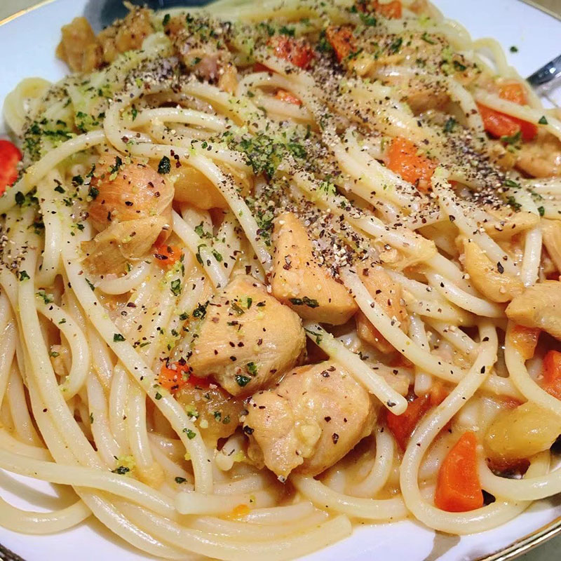 空刻意大利面经典番茄黑椒牛柳咖喱奶油速食意面常温装西餐厅西式 - 图1