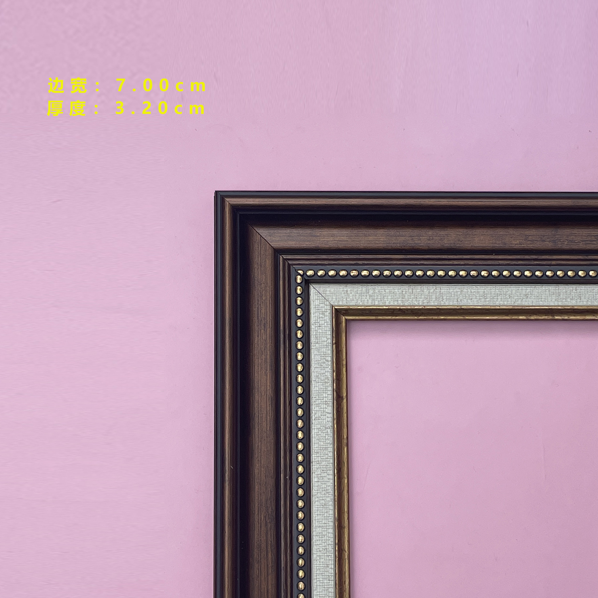 油画框外框树脂画框边框复古简约装裱数字油画收纳相框挂墙 - 图3