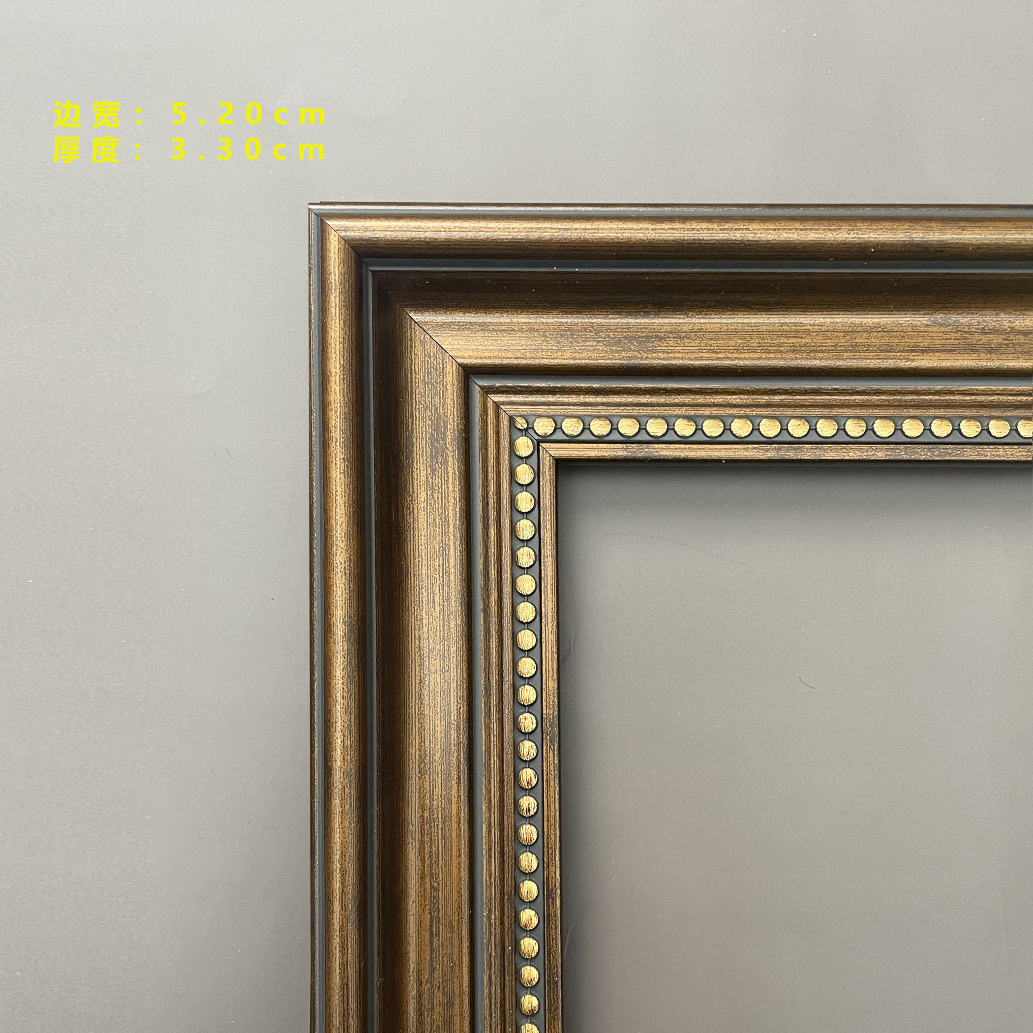 油画框外框树脂画框边框复古简约装裱数字油画收纳相框挂墙 - 图0