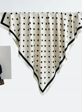Hot Selling New 90 * 90 Women's Headscarf High-end Simple Bl